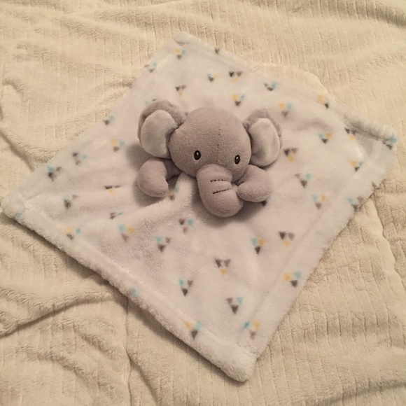 Nemcor Baby's First Elephant Plush Security Blanket Lovey - Picture 2 of 4